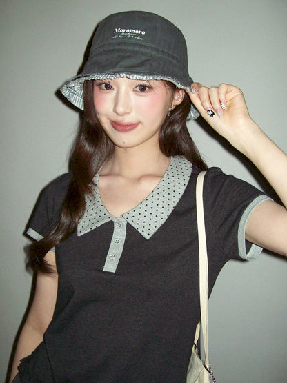 Face-slimming design and a fisherman's hat【s0000012571】