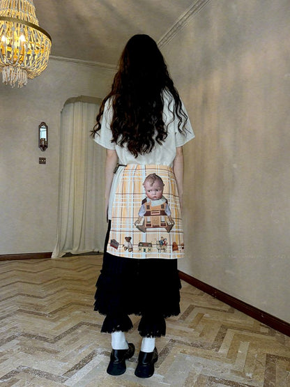 Loose-fitting short-sleeved T-shirt【s0000012763】