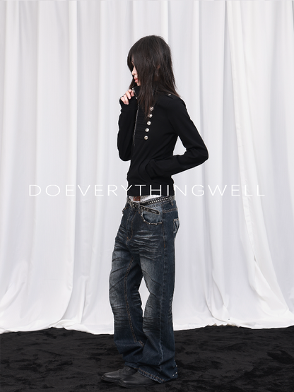 Stand Collar Asian Letter Print Jacket【s0000019119】