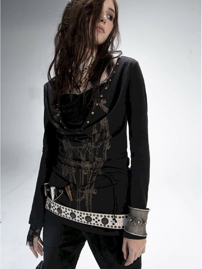 Printed Bottom Tie Top【s0000011274】