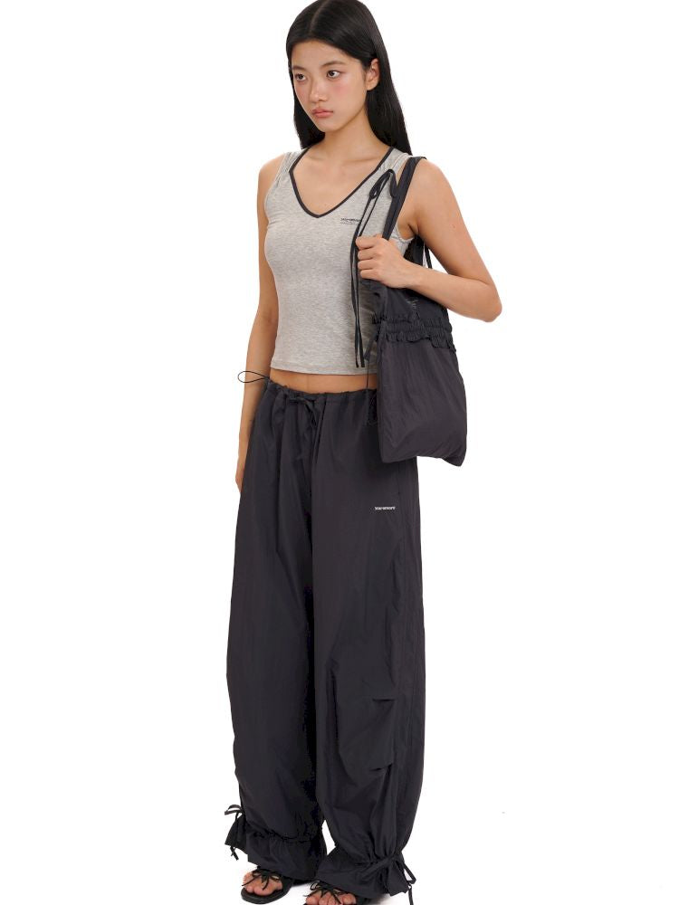 Collision color side sleeveless camisole tank top【s0000013440】
