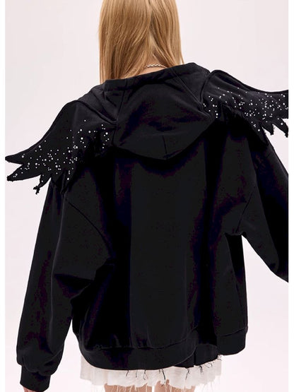 Black Angel Sweatshirt【s0000011792】