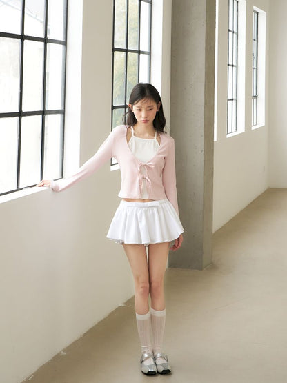 Fake Two Pieces Knit Sweater【s0000011961】