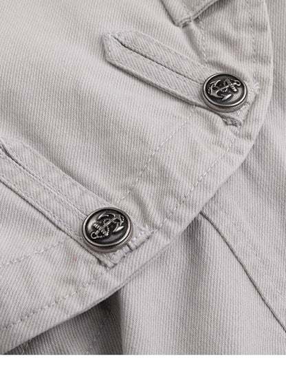 Washed Reconstructed Short Jacket【s0000015452】