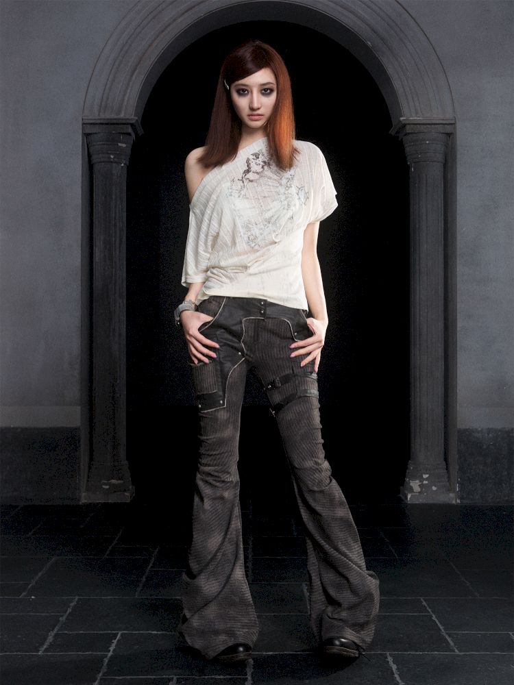 One neck short sleeve t-shirt【s0000012314】