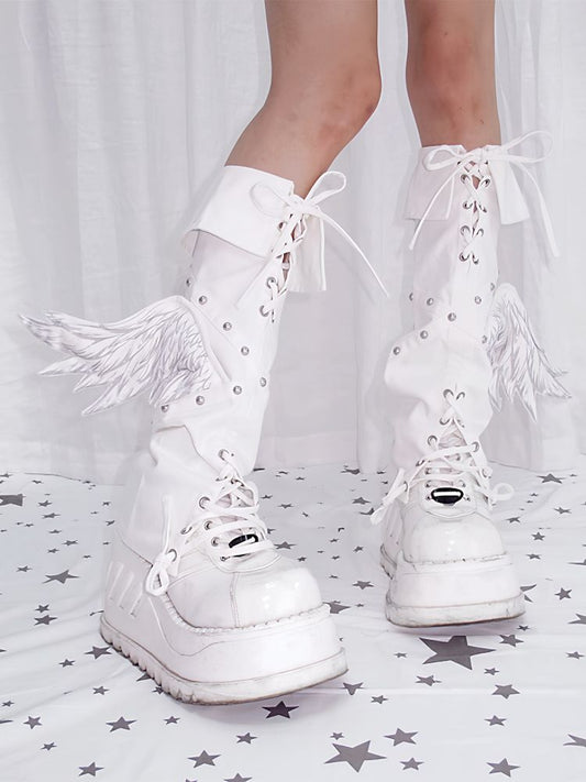 Angel Wings Leg Warmers【s0000013879】