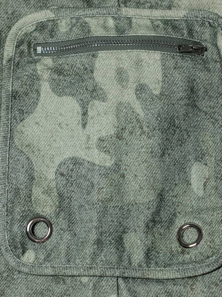 Rhinestone Paratrooper Camo Pants【s0000014449】