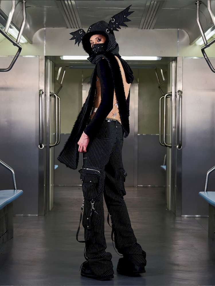 Stacked Striped Pants【s0000014643】