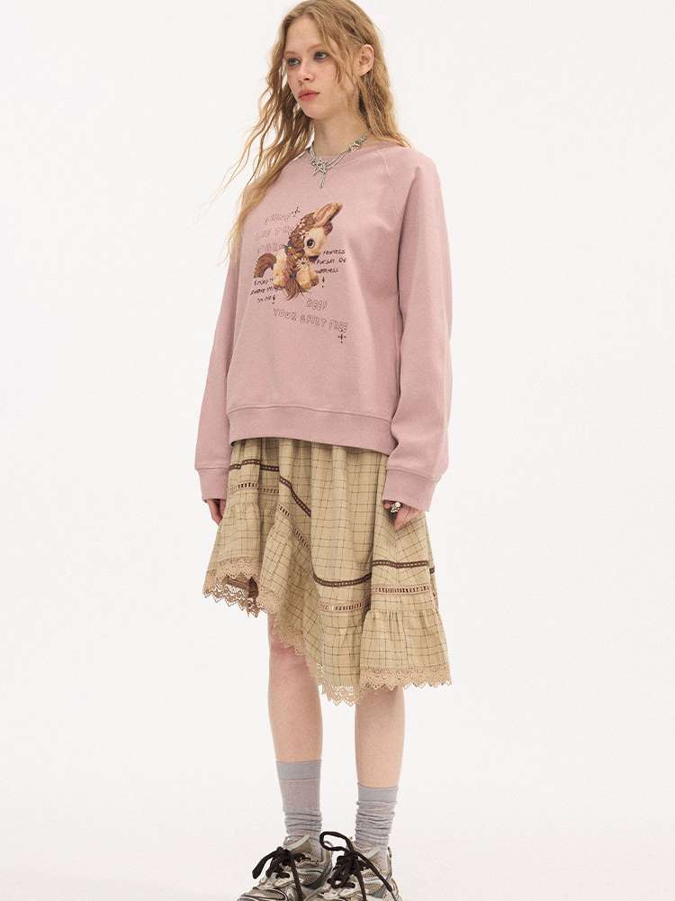 Irregular Wave Panelled Skirt【s0000015418】