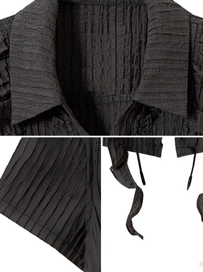 Wrinkled Yarn Distressed Cardigan【s0000016694】