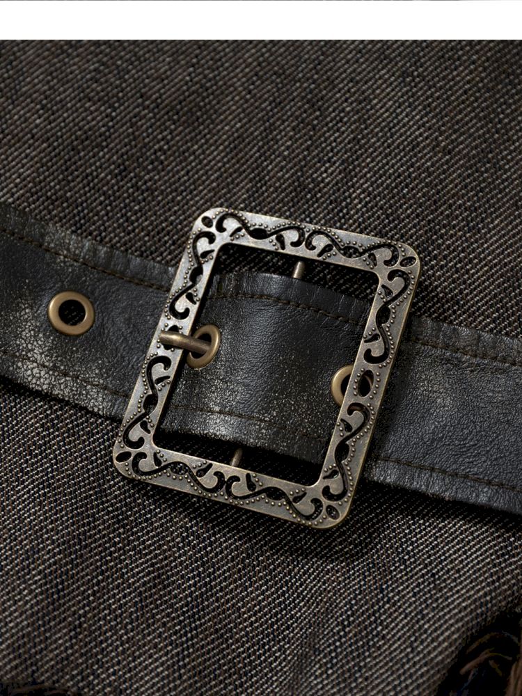 Stacked Waisted Irregular Vest【s0000013472】