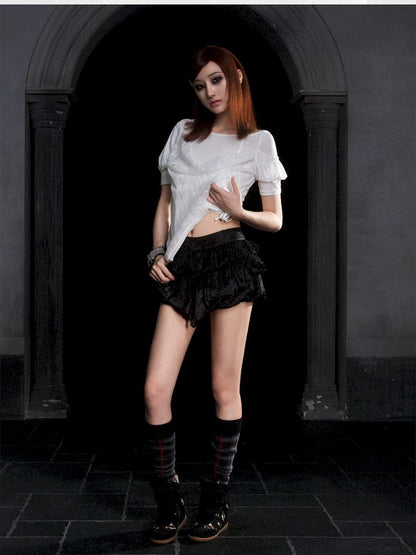 Low Waisted Pod Skirt Pants【s0000012305】