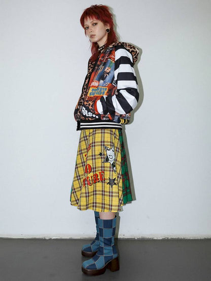 Vintage layered butt curtain skirt【s0000014378】
