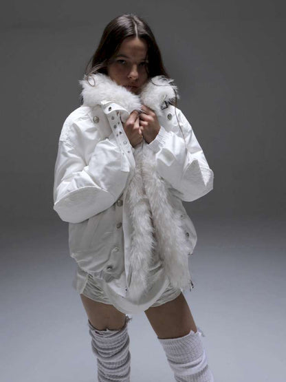 Loose Oversized Fur Collar Down Jacket【s0000014709】