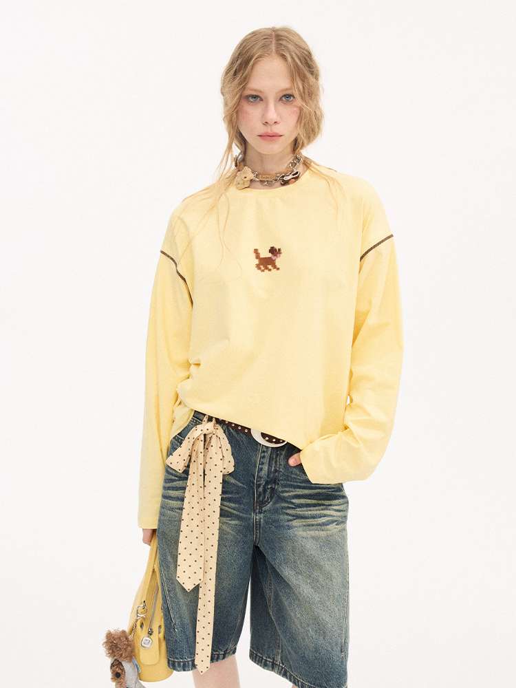 Cat Beard Denim Split Pants【s0000015419】