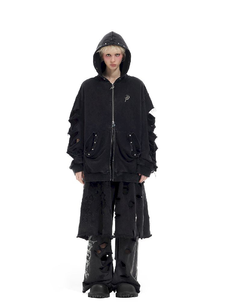 Hooded Cardigan Sweatshirt【s0000012070】