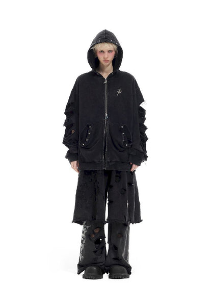 Hooded Cardigan Sweatshirt【s0000012070】