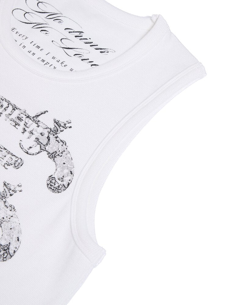 Full Solo Fire Gun Sleeveless Vest【s0000016967】