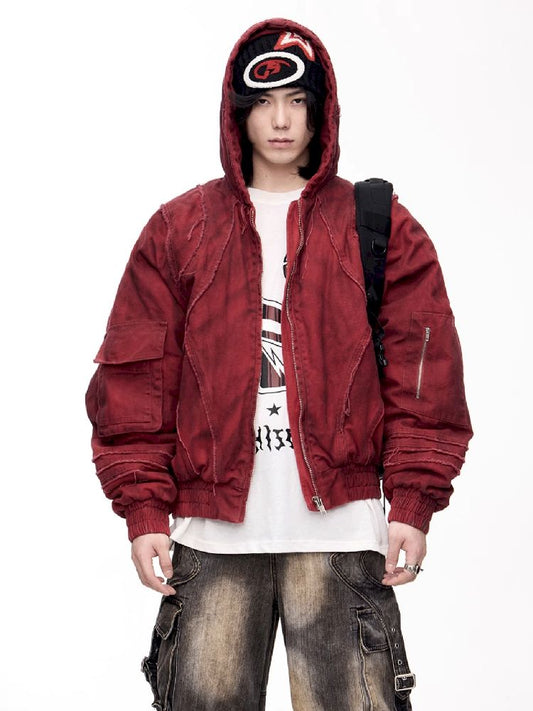 Raw Edge Short Cotton Jacket【s0000011355】