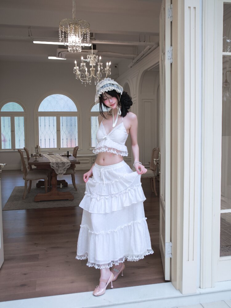 Spaghetti Strap Tencel Long Dress【s0000017520】