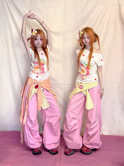 Graphic Short Sleeve Slim Fit T-Shirt【s0000012484】