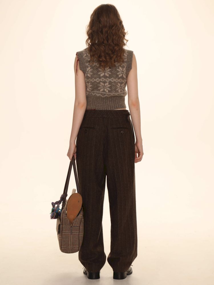 Snowflakev-Neck 니트 언더 셔츠 [S0000006009]