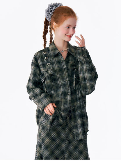 Loose Plaid Jacket【s0000012219】