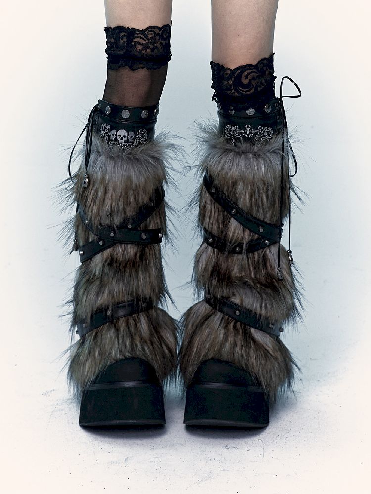 Heavy Duty Fur Pile Leggings [S0000011212]