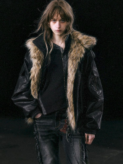 Removable FUR FLIGHT JACKET [S0000010762]