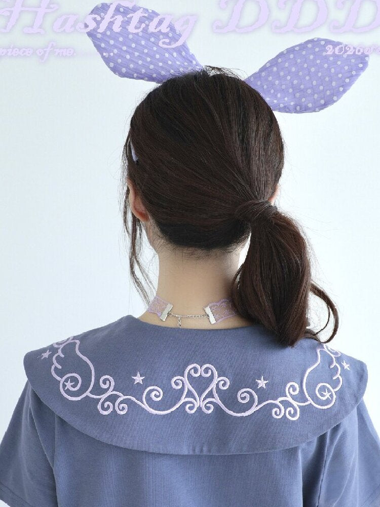 Short Sleeve Polka Dot Cardigan【s0000017473】