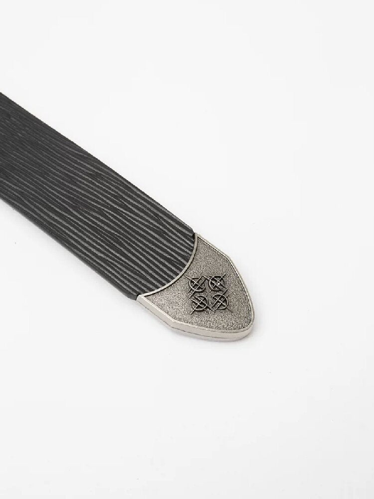 Embossed Leather Niche Belt【s0000018276】