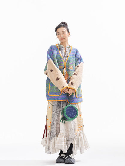 Shell Embroidered Loose Jacket【s0000011313】