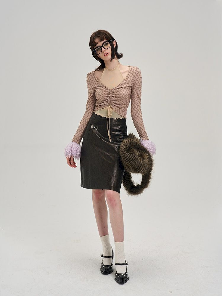 Removable long half-skirt【s0000005289】