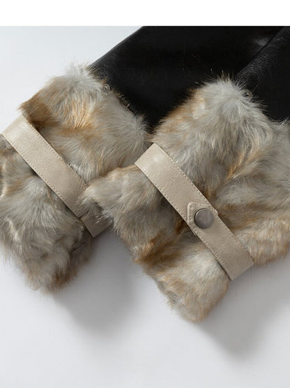 Fake Two Knight Leather Jacket【s0000015543】