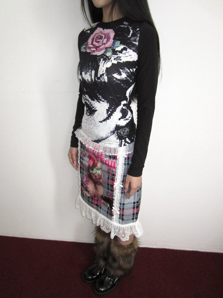 Comic Girl Stretch Fleece Top【s0000018652】