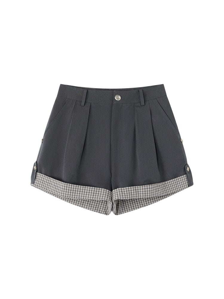 Refreshing Sea Day Plaid Shorts【s0000015683】