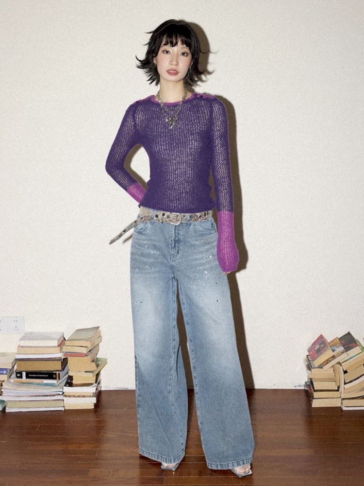 Low Waist Wide Leg Pants【s0000012298】