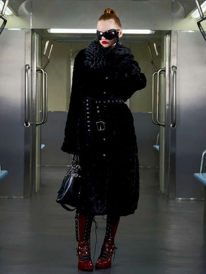 Eco Friendly Fur Panelled Coat【s0000014645】