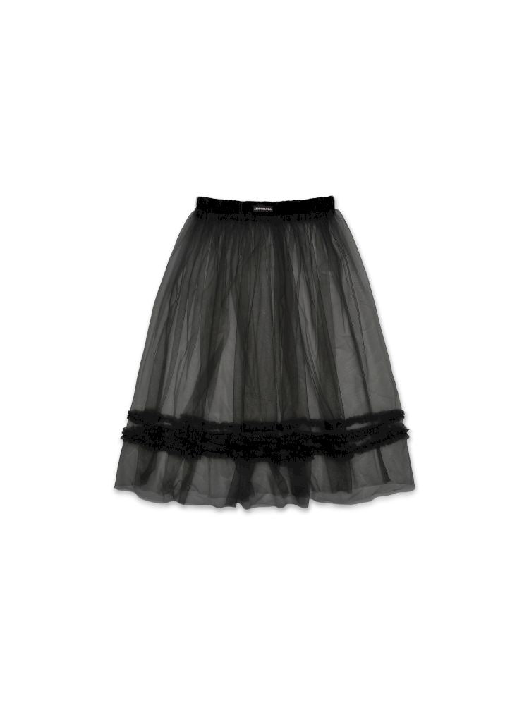 Light Sheer Mesh Half-body Skirt【s0000012516】