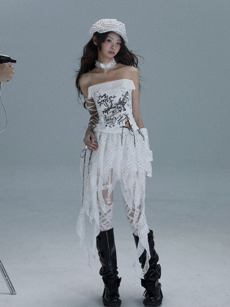Irregular Splicing Broken Skirt【s0000016716】