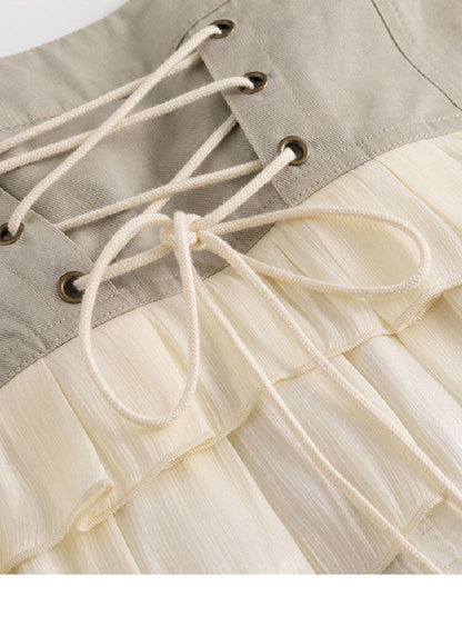 Tale Of The Vine Twill Cake Skirt【s0000017047】