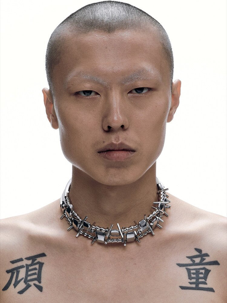 Illusory Heavy Duty Punk Choker Chain【s0000018814】