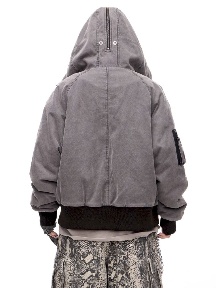 Flight Hooded Loose Jacket【s0000011361】