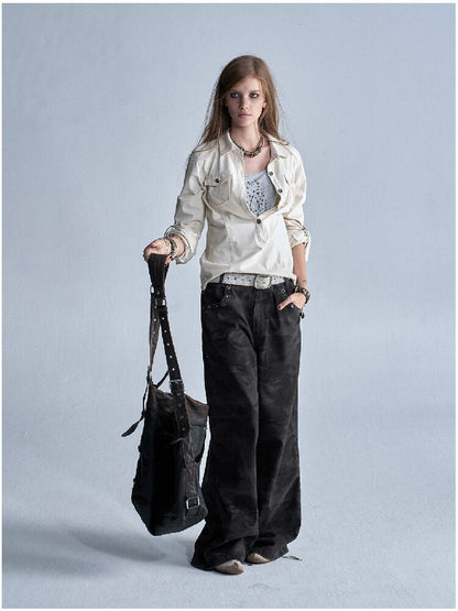 Two Color Camouflage Workwear Pants【s0000018465】