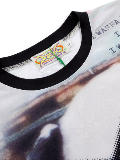 American Graffiti Print T-shirt【s0000015888】