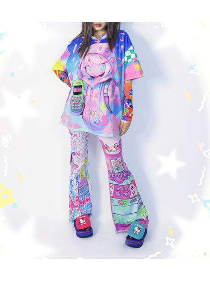 Harajuku wind cartoon tops【s0000013278】
