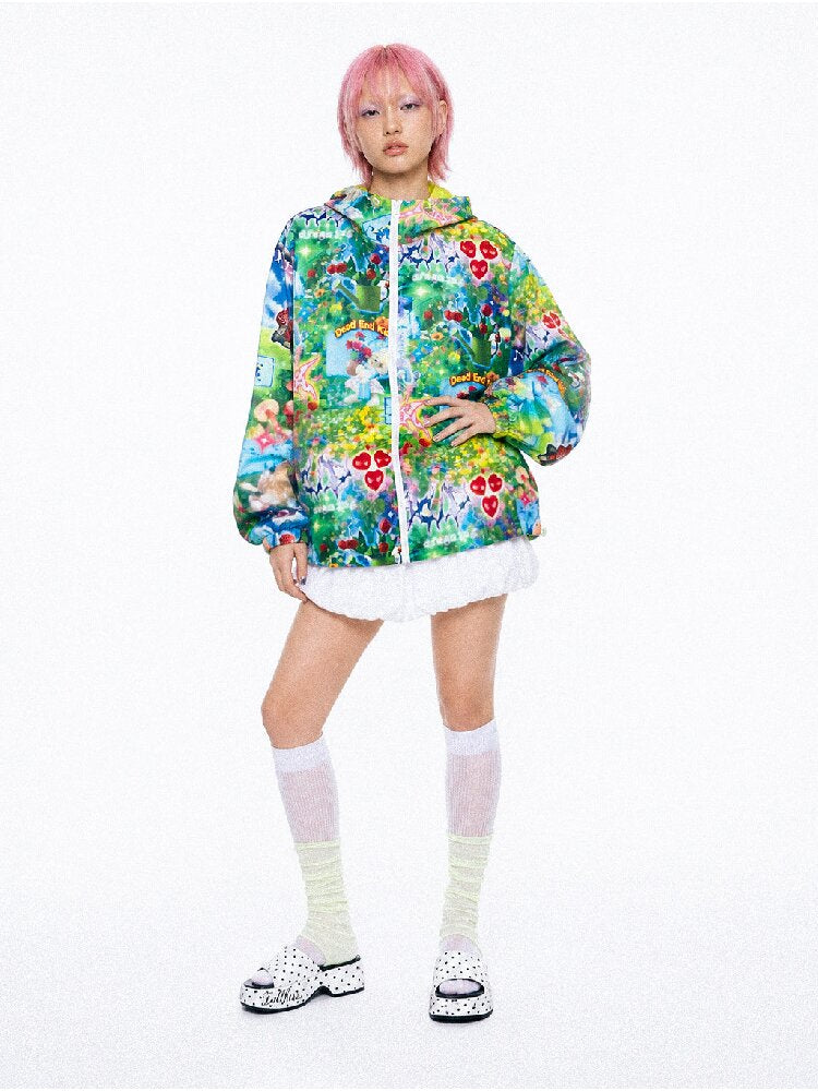 Teflon Dream Forest Print Jacket【s0000017850】