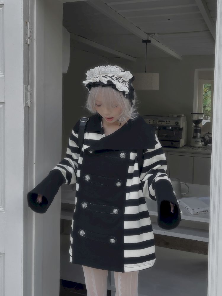 Padded Oversize Sweatshirt Jacket【s0000011345】