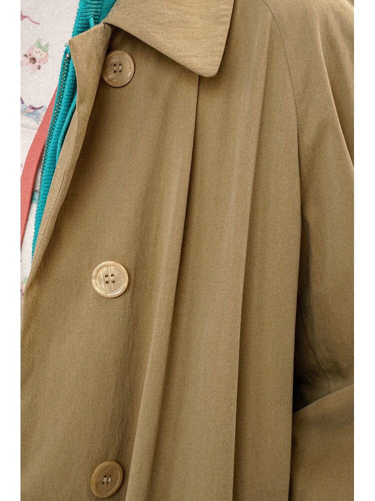Classic Lapel Raglan Trench Coat【s0000016123】
