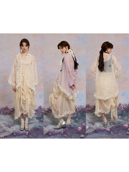 Thin long-sleeved vacation wind sun shirt【s0000013589】